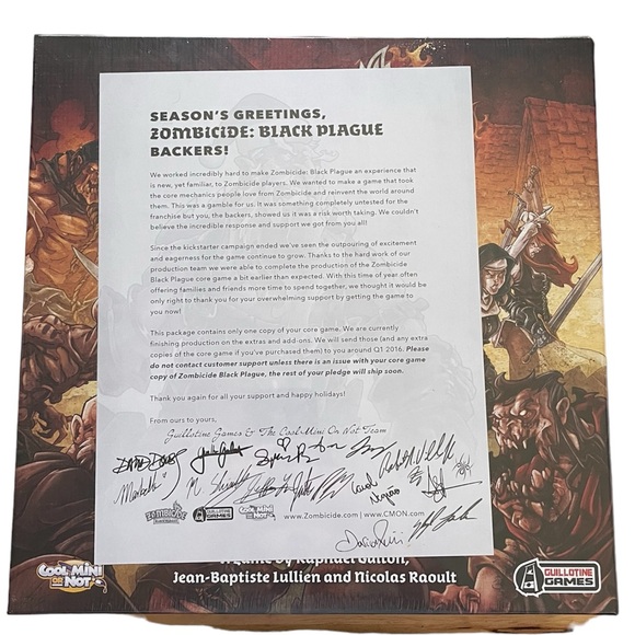 Kickstarter-Zombicide Black Plague base game and expansion packs! - Picture 2 of 10